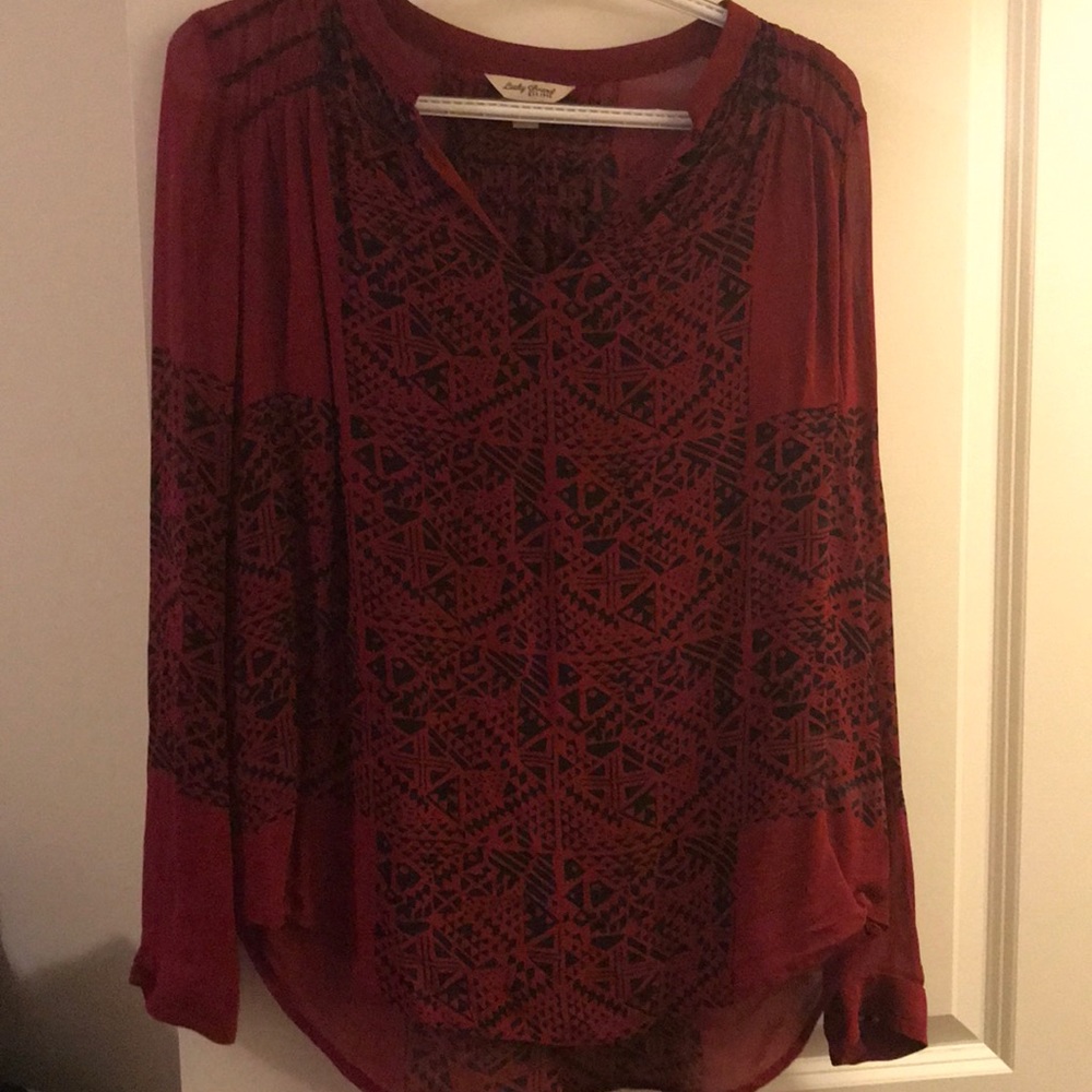Small lucky brand blouse